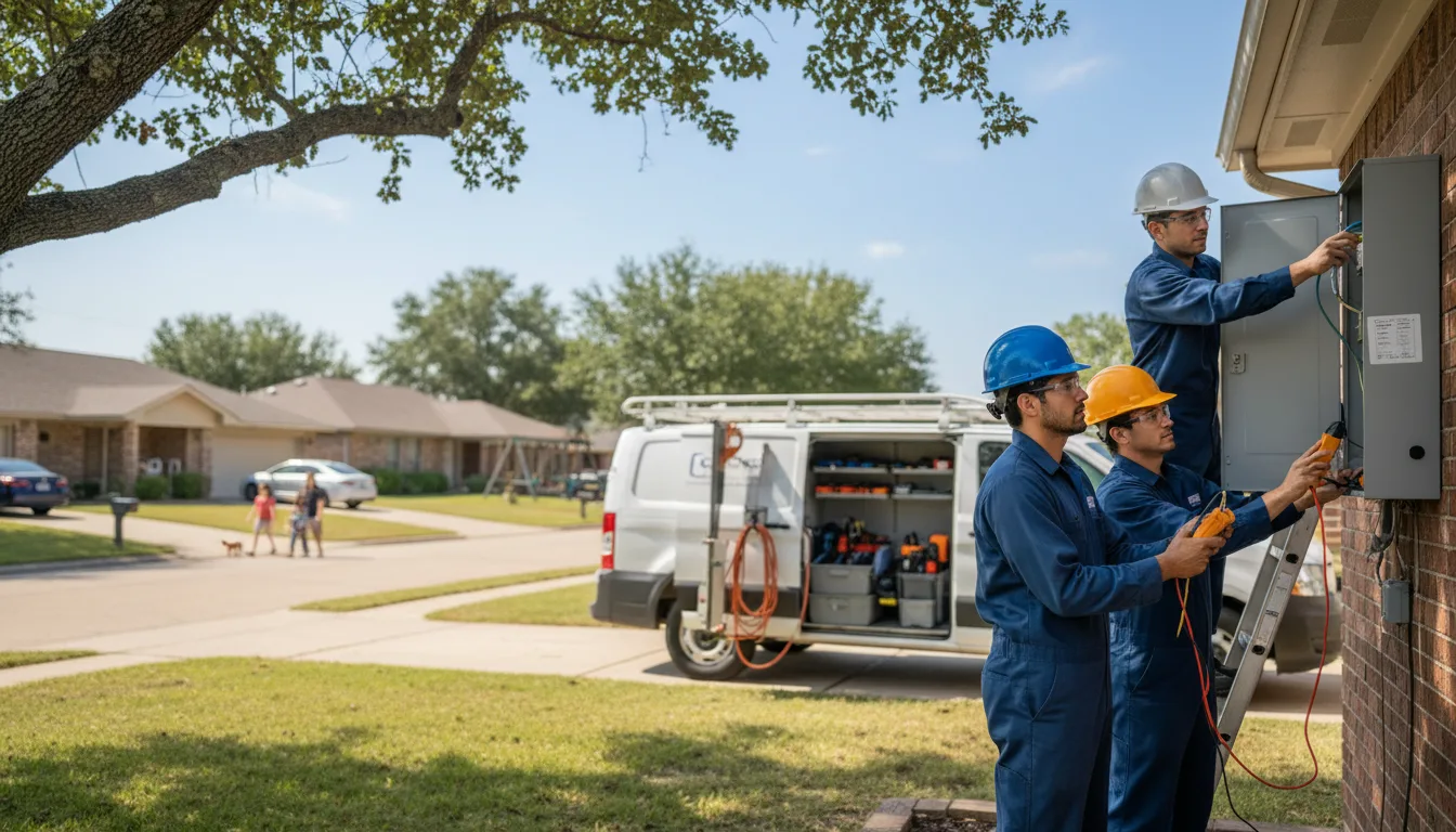 Certified electrician providing emergency electrical services in Bunker, MO